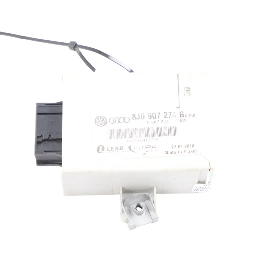 Tyre Pressure Control Module Unit to Audi TT 8J with Part number 8J0907274B Audi TT 8J Tyre Pressure Control Module Unit - SKU 8J0907274B - Part number 8J0907274B