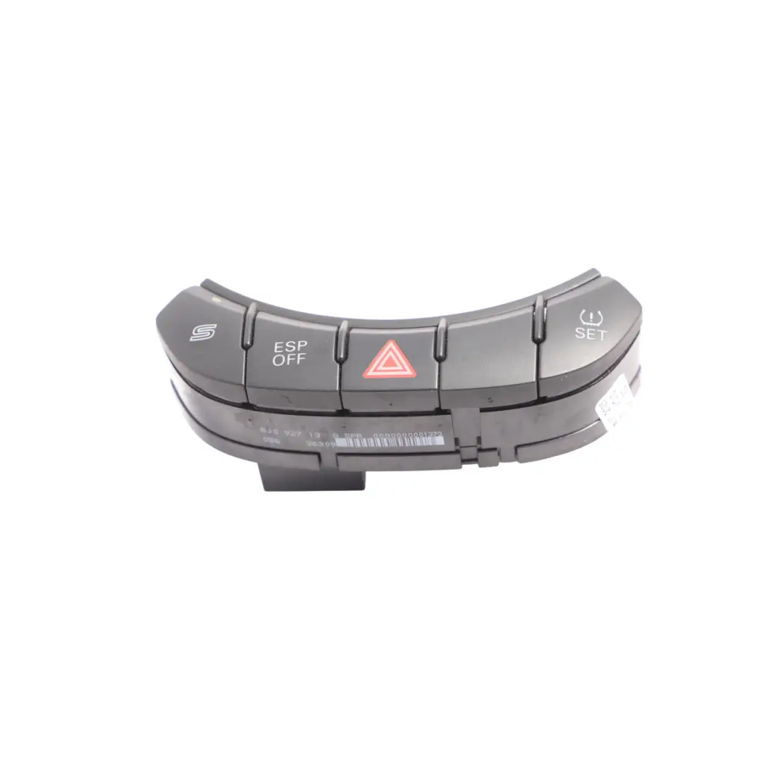 Warning Hazard Rear Spoiler ESC Control Switch Button 8J0927137 to Audi TT 8J with Part number 8J0927137G Audi TT 8J Warning Hazard Rear Spoiler ESC Control Switch Button 8J0927137 - SKU 8J0927137G - Part number 8J0927137G
