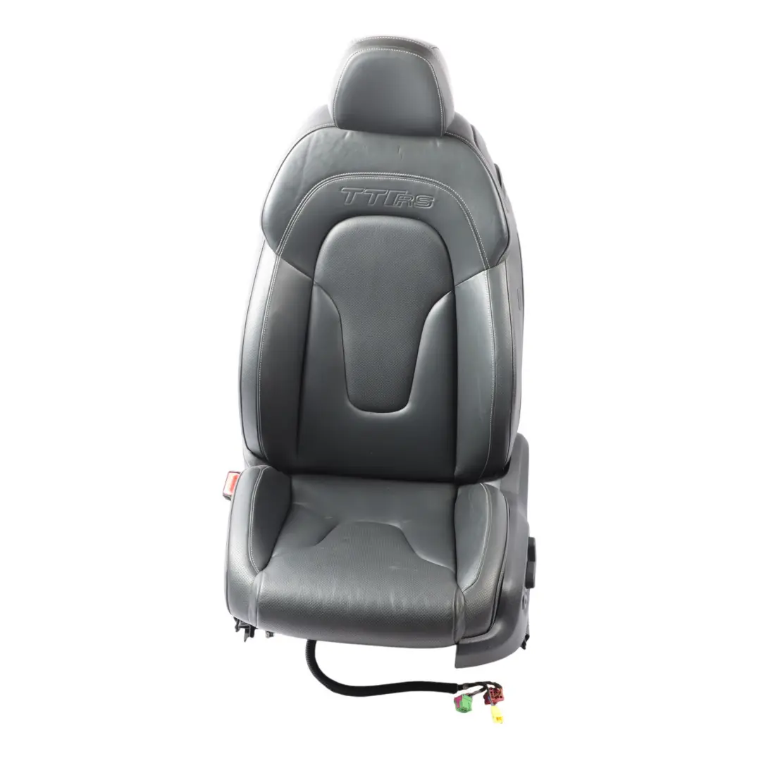 TTRS Mk2 8J Coupe Sport Seat Front Left N/S Heated Leather Silk Nappa Black to Audi with Part number 8J8881805AC Audi TTRS Mk2 8J Coupe Sport Seat Front Left N/S Heated Leather Silk Nappa Black - SKU 8J8881805AC-1 - Part number 8J8881805AC