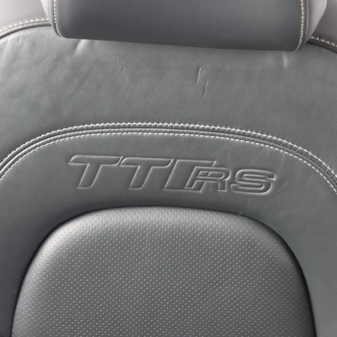 TTRS Mk2 8J Coupe Sport Seat Front Left N/S Heated Leather Silk Nappa Black to Audi with Part number 8J8881805AC Audi TTRS Mk2 8J Coupe Sport Seat Front Left N/S Heated Leather Silk Nappa Black - SKU 8J8881805AC-1 - Part number 8J8881805AC