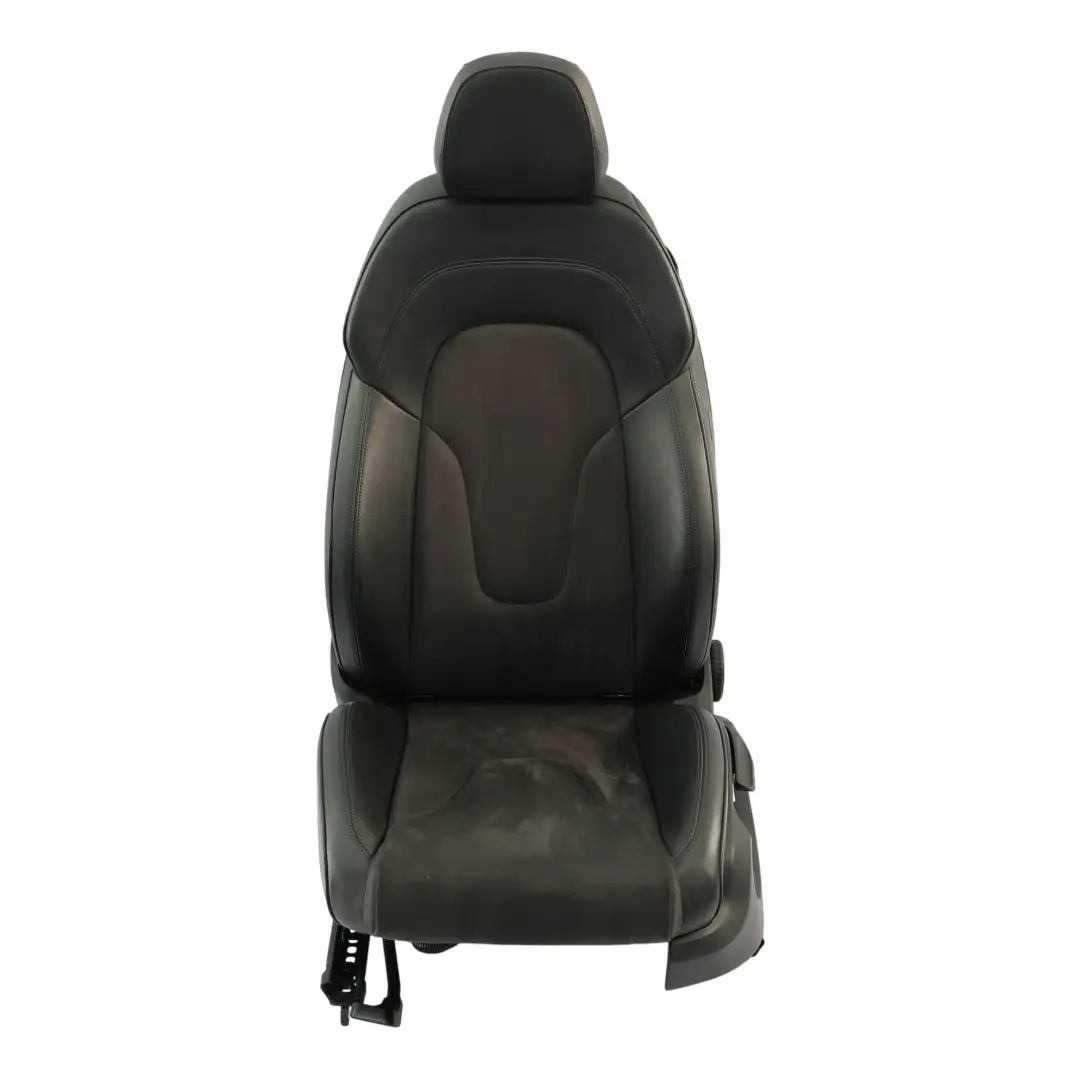 Audi TT 8J Coupe Front Sport Seat Heated Leather Alcantara Soul Black Left N/S - SKU 8J8881805AF-2 - Part number 8J8881805AF