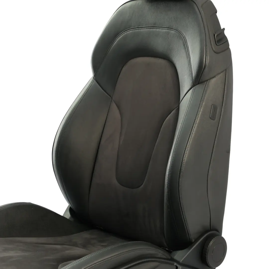 Audi TT 8J Coupe Sport Vorder Sitz Beheizt Leder Alcantara Seele Schwarz Links - SKU 8J8881805AF-2 - Teilenummer 8J8881805AF