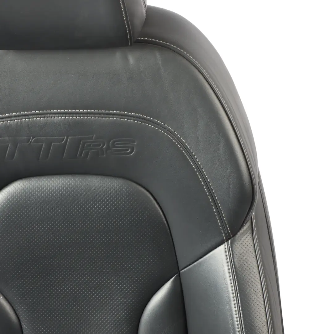 Audi TTRS 8J Coupe Front Seat Heated Right O/S Feinnappa Leather Soul Black - SKU 8J8881806AC-1 - Part number 8J8881806AC