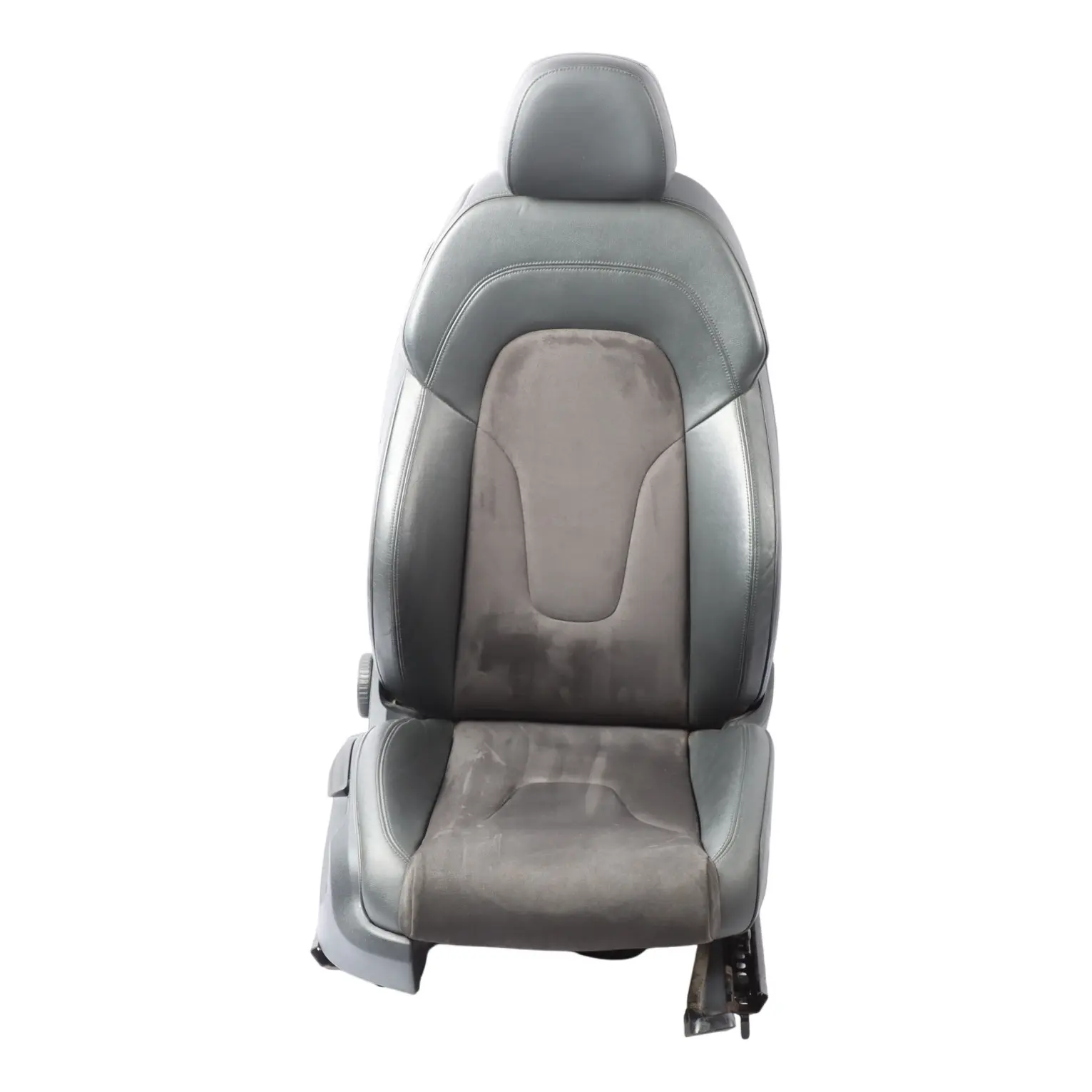 Audi TT 8J Coupe Sport Seat Front Right O/S Half Leather Soul Black