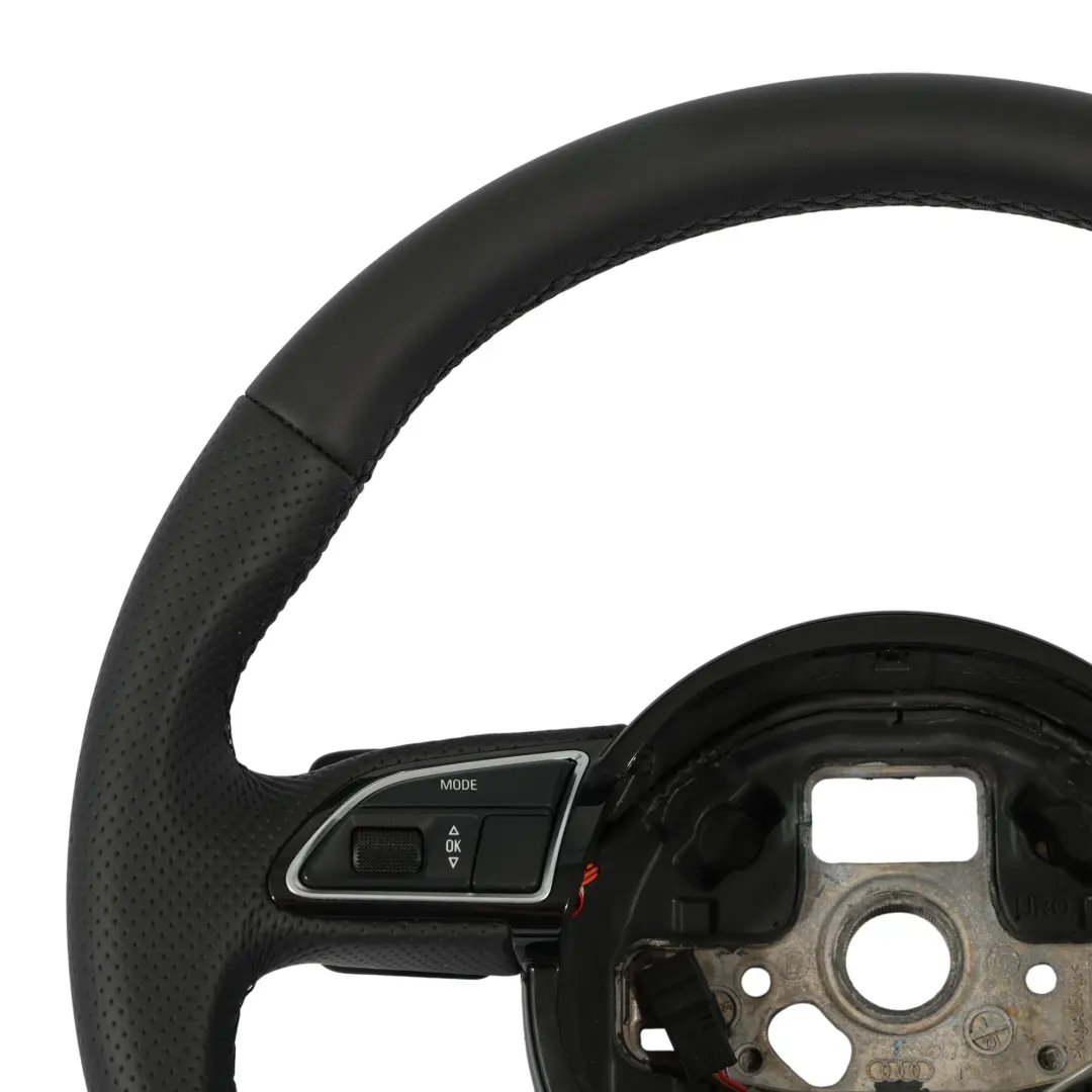 NUOVO In Pelle Cambio al Volante per Audi A4 B8 A5 8T Q5 Volante S-Line con numero di parte 8K0419091CB Audi A4 B8 A5 8T Q5 Volante S-Line NUOVO In Pelle Cambio al Volante - SKU 8K0419091CB-1 - Numero di parte 8K0419091CB