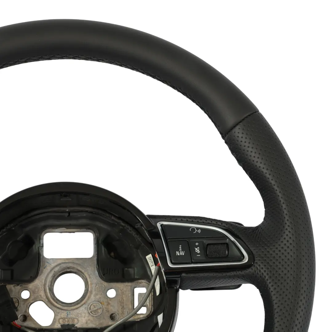 NUOVO In Pelle Cambio al Volante per Audi A4 B8 A5 8T Q5 Volante S-Line con numero di parte 8K0419091CB Audi A4 B8 A5 8T Q5 Volante S-Line NUOVO In Pelle Cambio al Volante - SKU 8K0419091CB-1 - Numero di parte 8K0419091CB