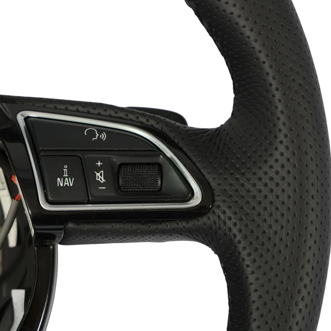 NUOVO In Pelle Cambio al Volante per Audi A4 B8 A5 8T Q5 Volante S-Line con numero di parte 8K0419091CB Audi A4 B8 A5 8T Q5 Volante S-Line NUOVO In Pelle Cambio al Volante - SKU 8K0419091CB-1 - Numero di parte 8K0419091CB