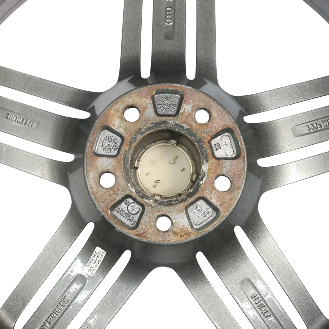Audi A4 S4 B8 Leicht Metall Felge 19" 8,5J ET:43 Dunkel Grau - SKU 8K0601025AK-1 - Teilenummer 8K0601025AK