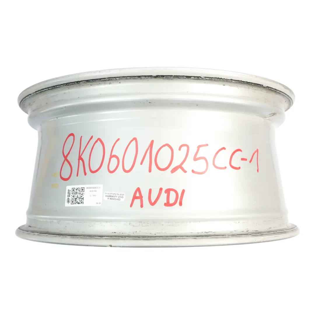 Audi A4 B8 A5 8T Cerchi In Lega 18" ET:47 8J Argento - SKU 8K0601025CC-1 - Numero di parte 8K0601025CC