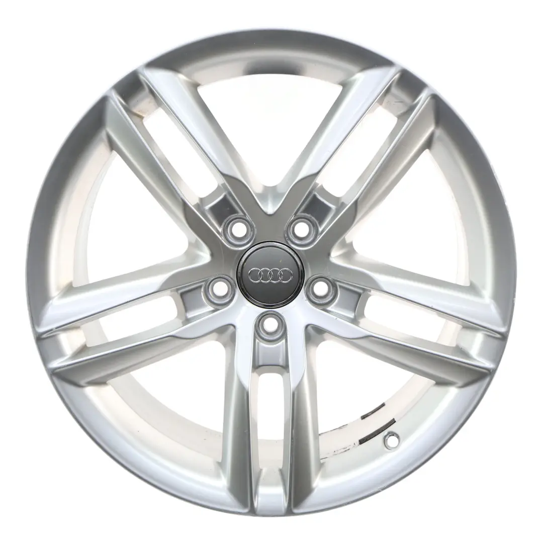 Audi A4 B8 A5 8T Felga Aluminiowa 18" ET:47 8J Srebrna - SKU 8K0601025CC-2 - Numer Części 8K0601025CC