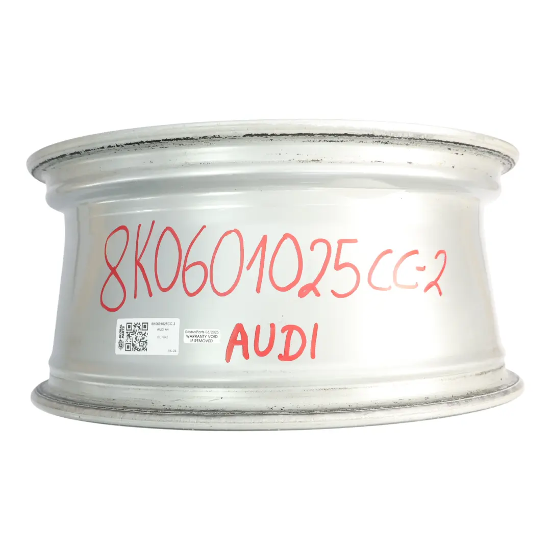 Audi A4 B8 A5 8T Felga Aluminiowa 18" ET:47 8J Srebrna - SKU 8K0601025CC-2 - Numer Części 8K0601025CC