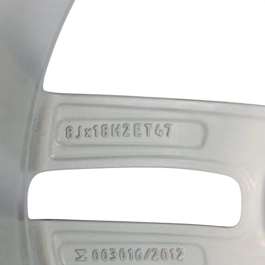Audi A4 B8 A5 8T Felga Aluminiowa 18" ET:47 8J Srebrna - SKU 8K0601025CC-2 - Numer Części 8K0601025CC