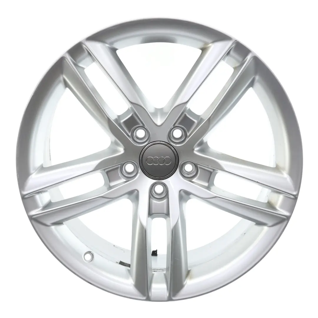 Rim Alloy 18" 8J ET:47 to Audi A4 B8 A5 8T Silver Wheel with Part number 8K0601025CC Audi A4 B8 A5 8T Silver Wheel Rim Alloy 18" 8J ET:47 - SKU 8K0601025CC-3 - Part number 8K0601025CC