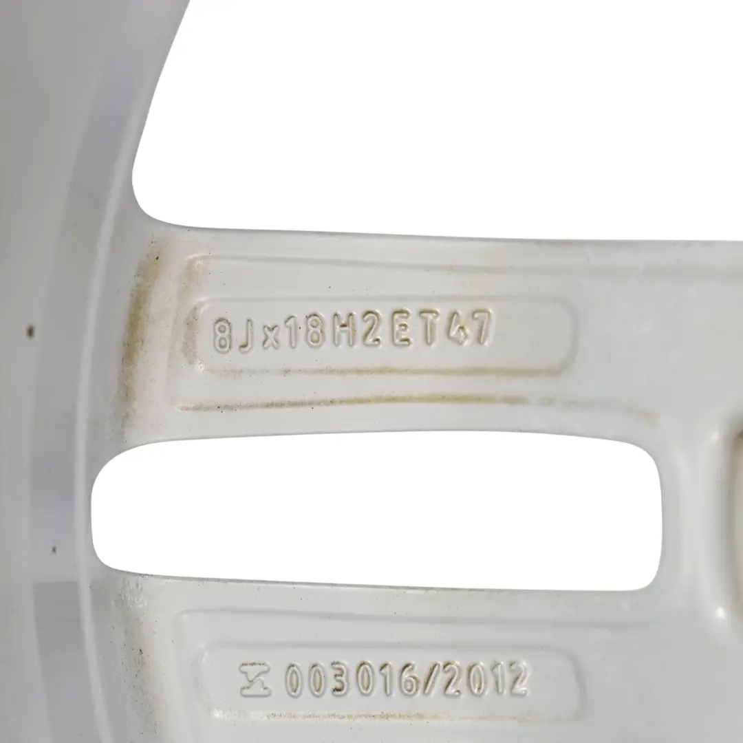 Rim Alloy 18" 8J ET:47 to Audi A4 B8 A5 8T Silver Wheel with Part number 8K0601025CC Audi A4 B8 A5 8T Silver Wheel Rim Alloy 18" 8J ET:47 - SKU 8K0601025CC-3 - Part number 8K0601025CC