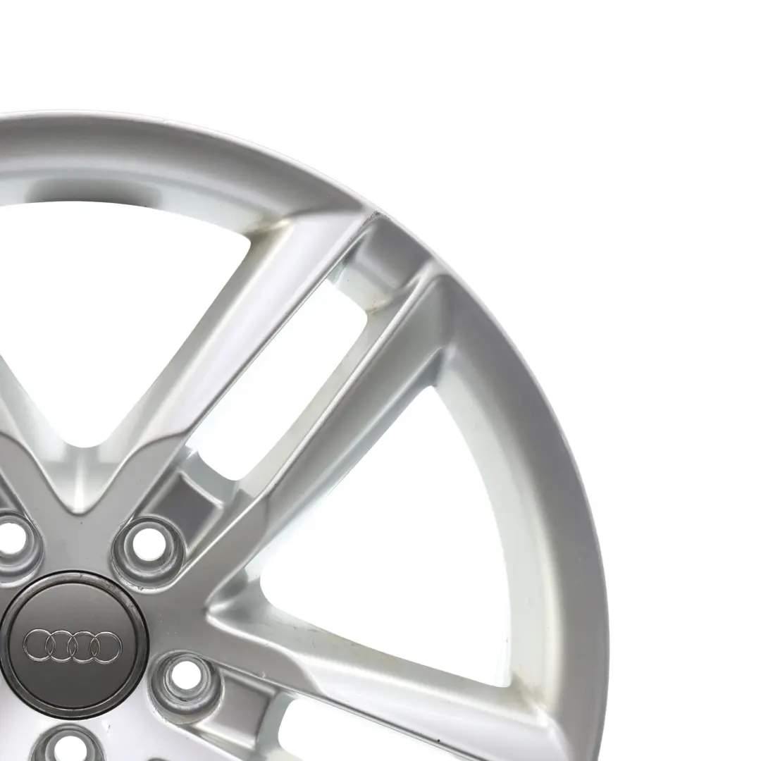 Rim Alloy 18" 8J ET:47 to Audi A4 B8 A5 8T Silver Wheel with Part number 8K0601025CC Audi A4 B8 A5 8T Silver Wheel Rim Alloy 18" 8J ET:47 - SKU 8K0601025CC-3 - Part number 8K0601025CC