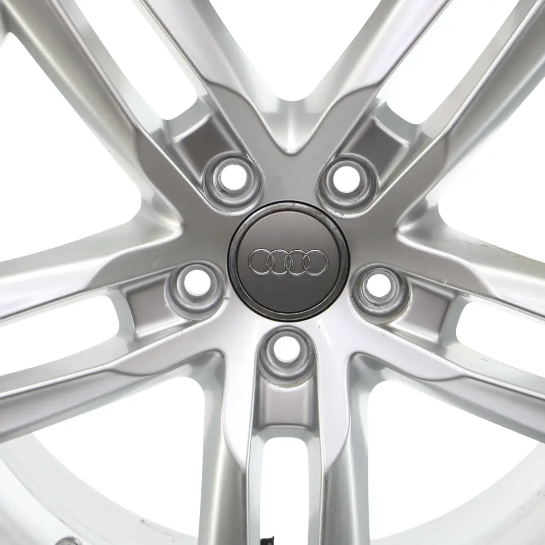 Rim Alloy 18" 8J ET:47 to Audi A4 B8 A5 8T Silver Wheel with Part number 8K0601025CC Audi A4 B8 A5 8T Silver Wheel Rim Alloy 18" 8J ET:47 - SKU 8K0601025CC-3 - Part number 8K0601025CC