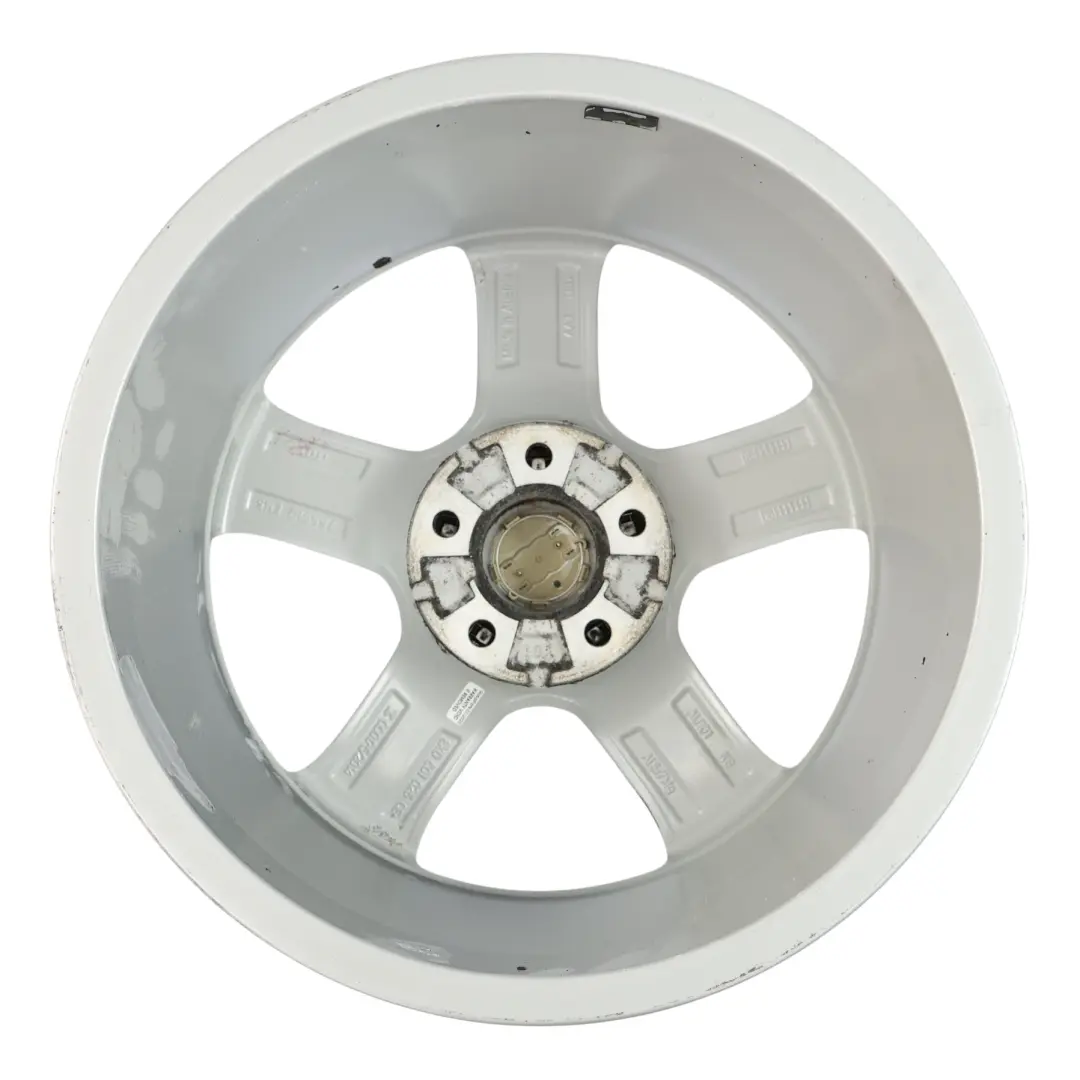 Audi A4 B8 8K Argento Cerchio In Lega 17" ET:45 7,5J Star Spoke - SKU 8K0601025CE-1 - Numero di parte 8K0601025CE