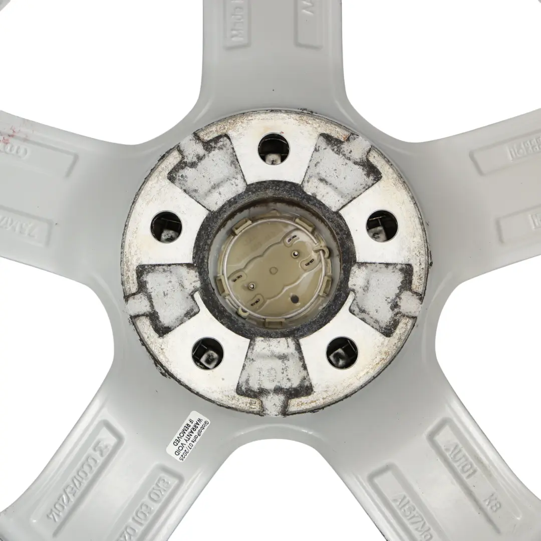 Audi A4 B8 8K Argento Cerchio In Lega 17" ET:45 7,5J Star Spoke - SKU 8K0601025CE-1 - Numero di parte 8K0601025CE