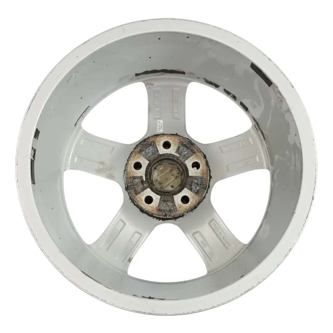 Audi A4 B8 8K Argento Cerchio In Lega 17" ET:45 7,5J Star Spoke - SKU 8K0601025CE-2 - Numero di parte 8K0601025CE