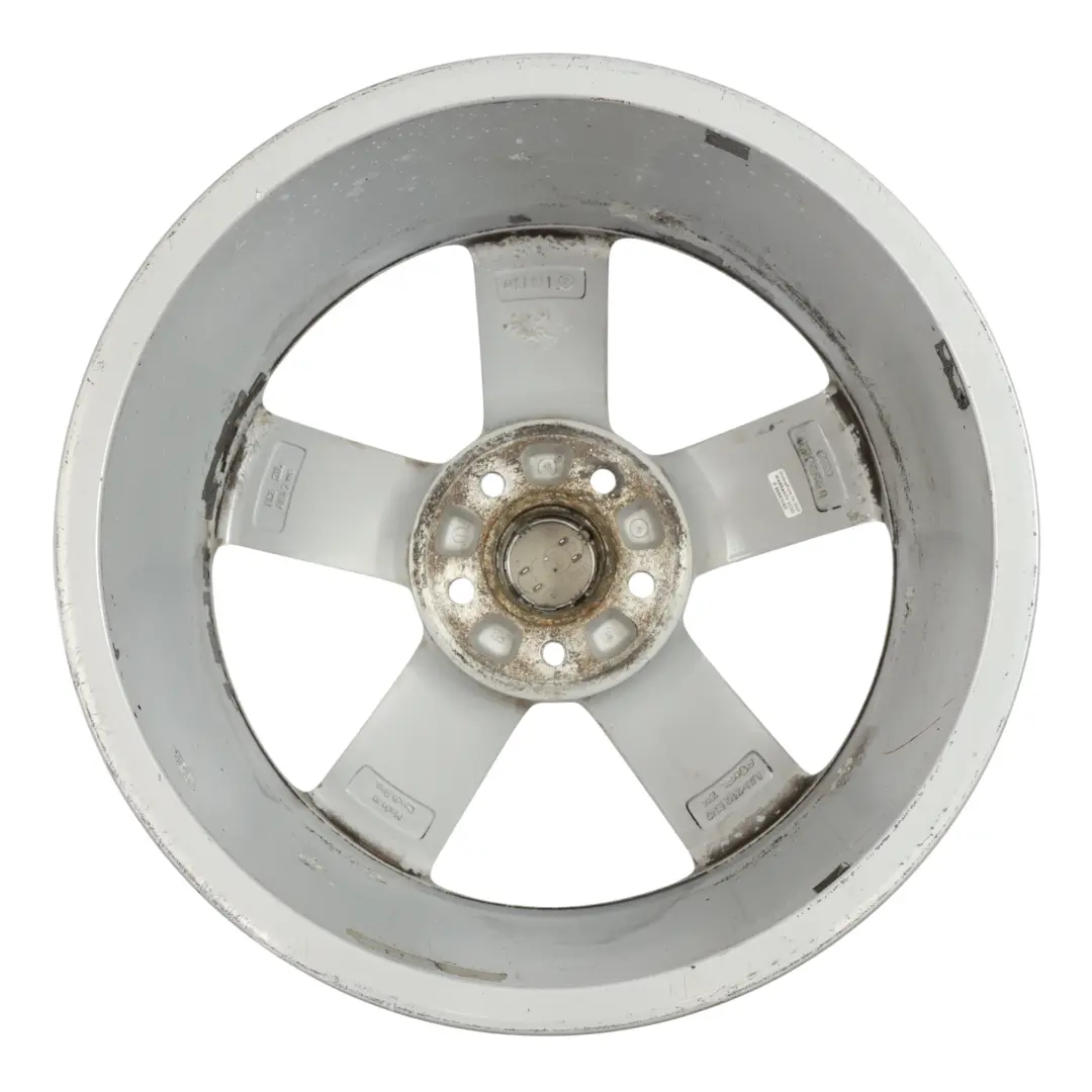 Audi A4 B8 Cerchio In Lega Argento 18" ET:47 8J Star Spoke - SKU 8K0601025Q-2 - Numero di parte 8K0601025Q