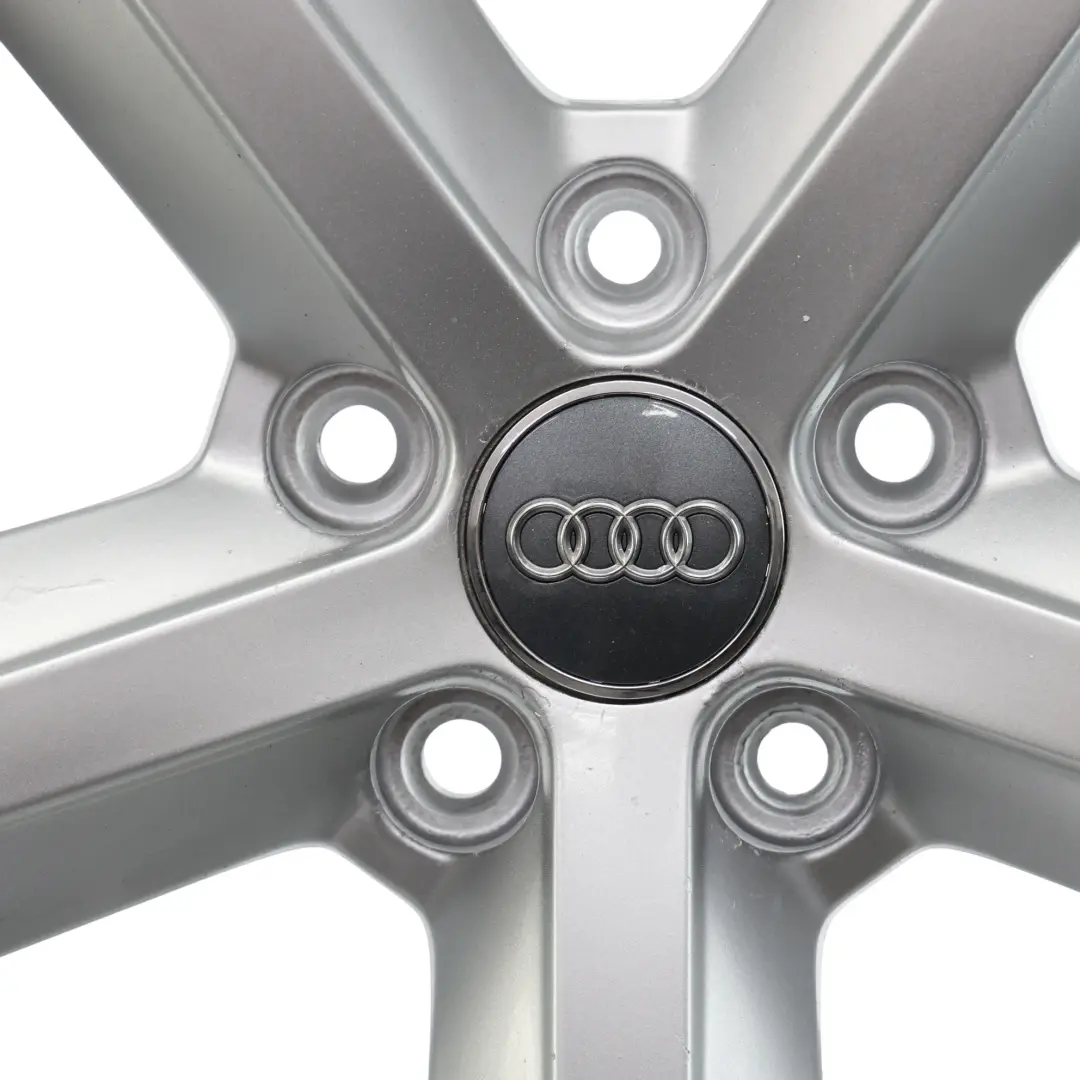 Audi A4 B8 Wheel Alloy Rim Silver 18" ET:47 8J Star Spoke - SKU 8K0601025Q-2 - Part number 8K0601025Q