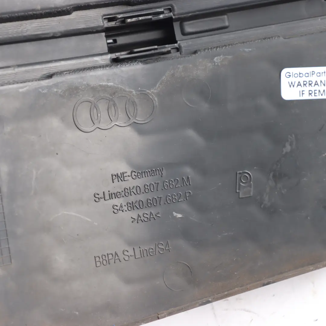 Audi A4 B8 Front Bumper Fog Light Lamp Grille Trim Panel Right O/S - SKU 8K0807682M - Part number 8K0807682M