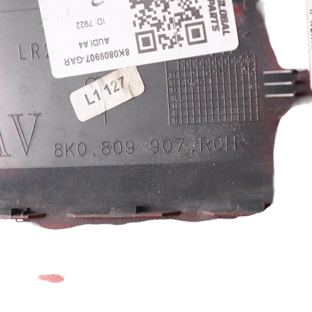Audi A4 B8 Cache De Trappe À Carburant Rouge Grenat Nacré - Z3F - SKU 8K0809907-GAR - Numéro de pièce 8K0809907