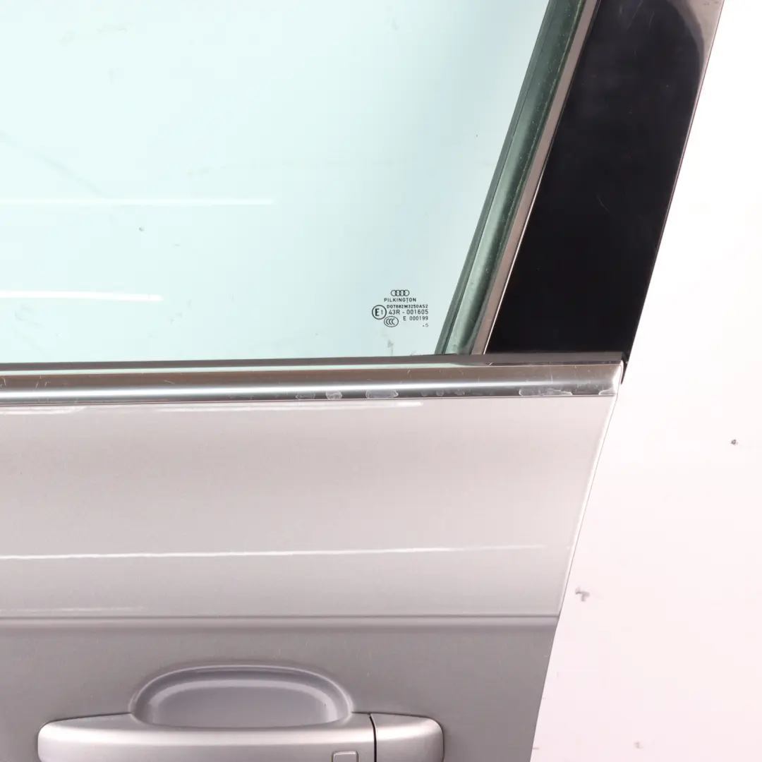 Front Door Left N/S Pearl Effect Tornado Grey Metallic - X7P to Audi A4 B8 with Part number 8K0831051J Audi A4 B8 Front Door Left N/S Pearl Effect Tornado Grey Metallic - X7P - SKU 8K0831051J-TOG - Part number 8K0831051J