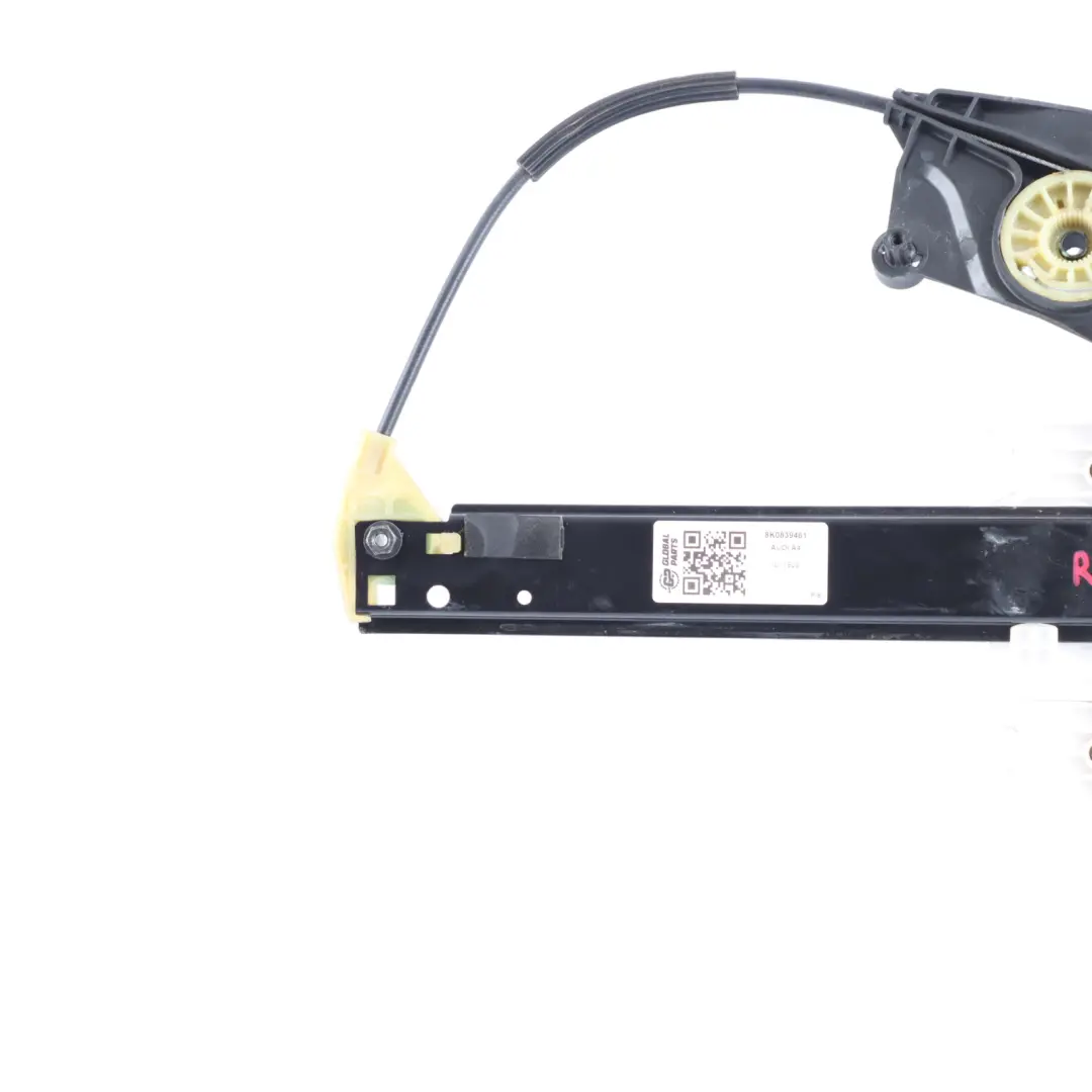 Audi A4 B8 Elevalunas Puerta Trasera Izquierda Mecanismo Regulador - SKU 8K0839461 - Número de pieza 8K0839461