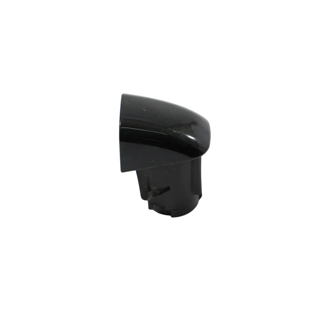 Audi A4 B8 Front Rear Handle End Cap Passenger Side Mythical Black Metallic Y9T - SKU 8K0839879-MYB - Part number 8K0839879