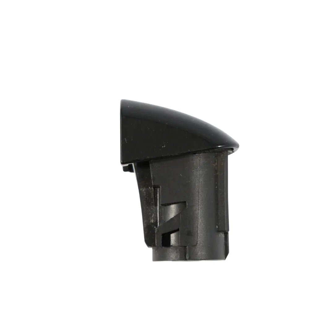 Audi A4 B8 Front Rear Handle End Cap Passenger Side Mythical Black Metallic Y9T - SKU 8K0839879-MYB - Part number 8K0839879
