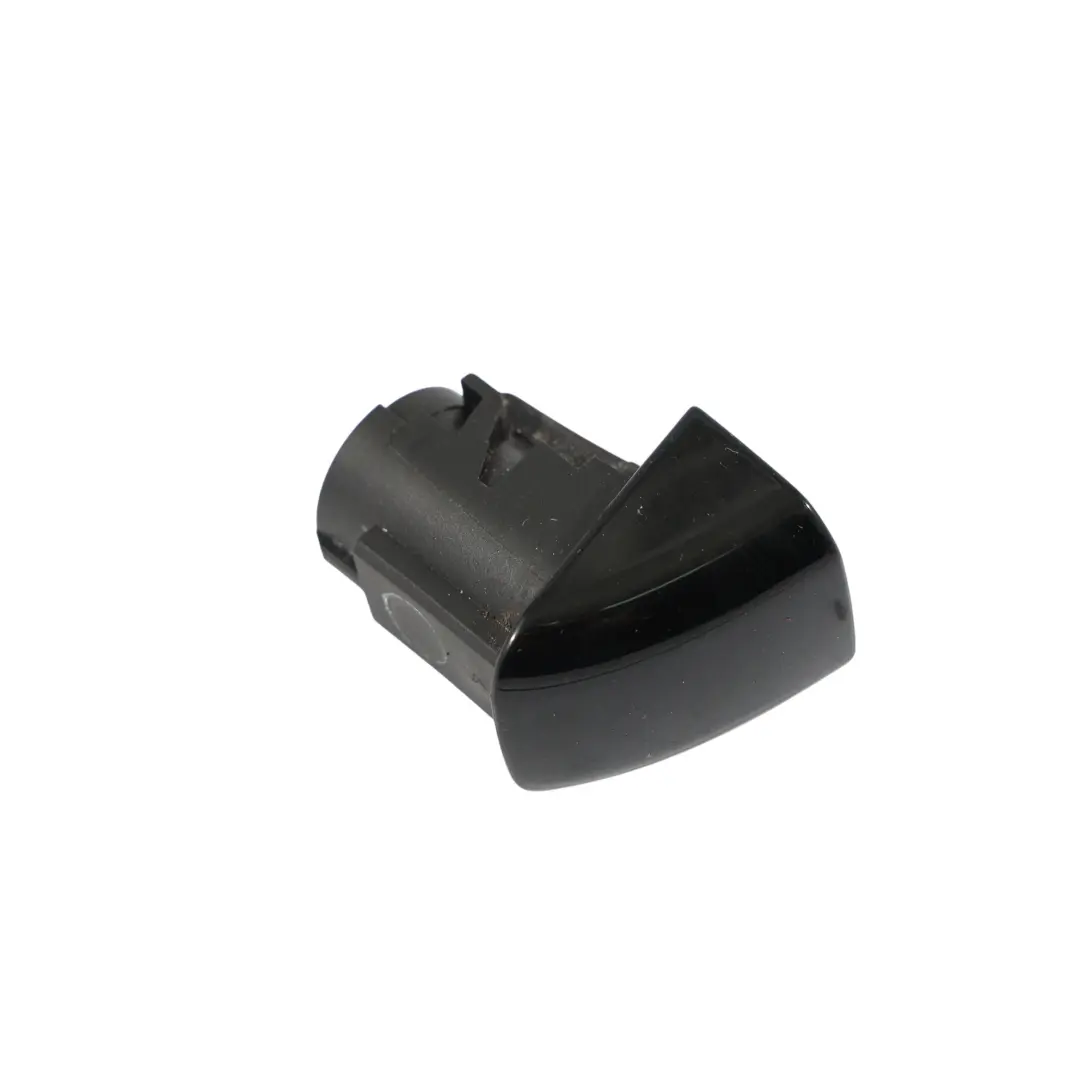 Audi A4 B8 Front Rear Handle End Cap Passenger Side Mythical Black Metallic Y9T - SKU 8K0839879-MYB - Part number 8K0839879