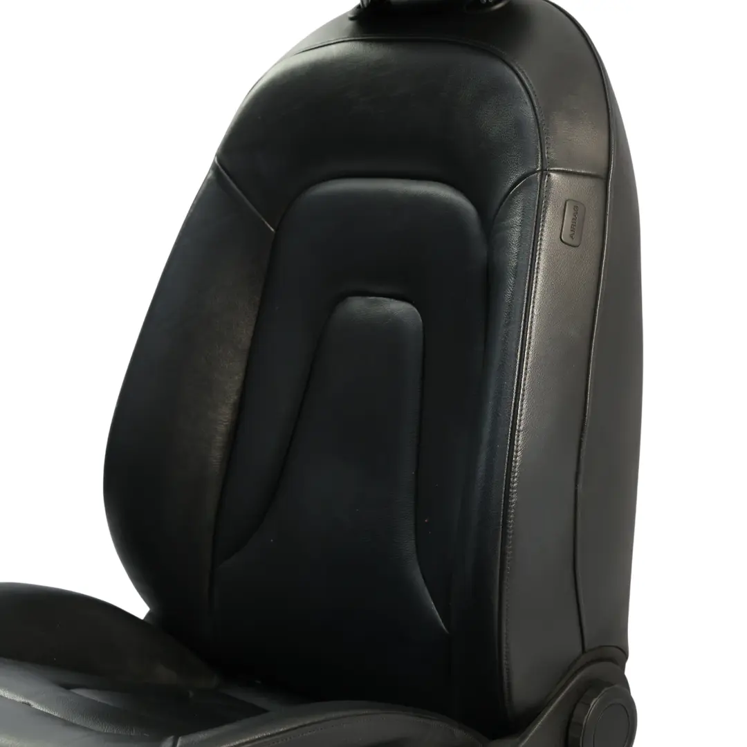 Audi A4 B8 Asiento Delantero Izquierdo Calefaccionado Interior Cuero Negro - SKU 8K0881805C-1 - Número de pieza 8K0881805C