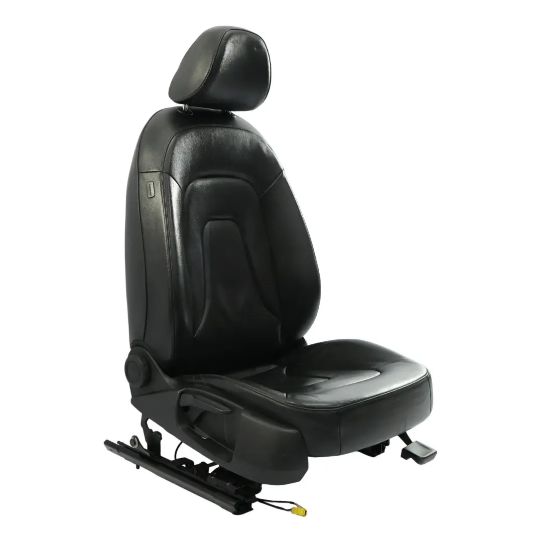 Asiento Delantero Derecho Interior Cuero Negro para Audi A4 B8 con número de pieza 8K0881806C Audi A4 B8 Asiento Delantero Derecho Interior Cuero Negro - SKU 8K0881806C-1 - Número de pieza 8K0881806C