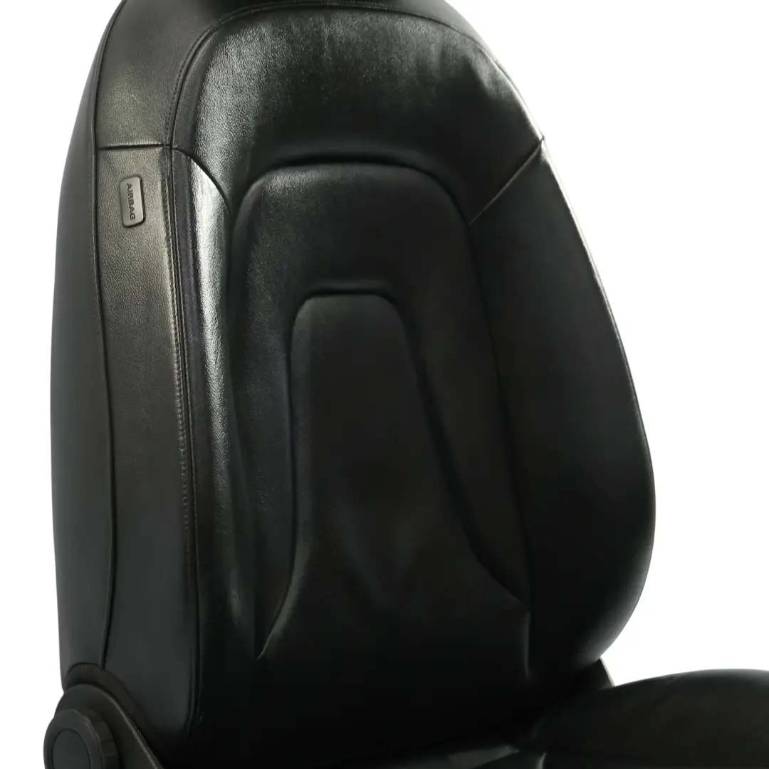 Siège Avant Droit Intérieur Cuir Noir pour Audi A4 B8 à propos du numéro de pièce 8K0881806C Audi A4 B8 Siège Avant Droit Intérieur Cuir Noir - SKU 8K0881806C-1 - Numéro de pièce 8K0881806C