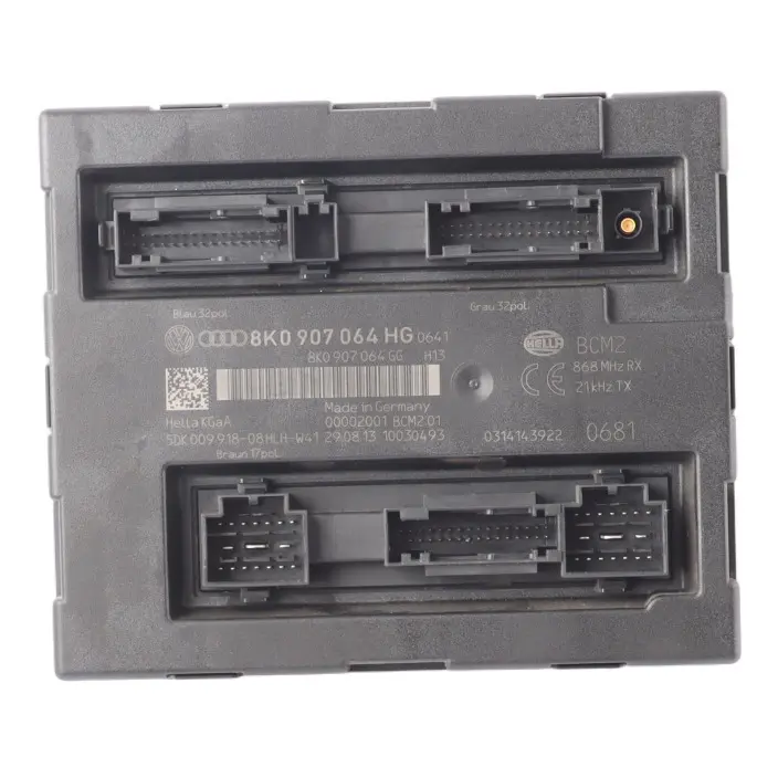 Body Control Module BCM Comfort Control Unit to Audi Q5 8R with Part number 8K0907064HG Audi Q5 8R Body Control Module BCM Comfort Control Unit - SKU 8K0907064HG - Part number 8K0907064HG