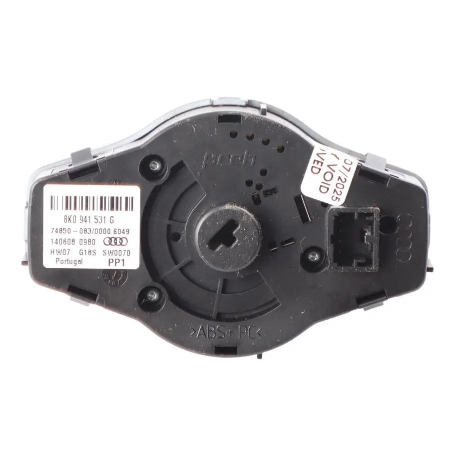 Audi A4 B8 Przełącznik Włącznik Pokrętło Sterowanie Świateł - SKU 8K0941531G - Numer Części 8K0941531G