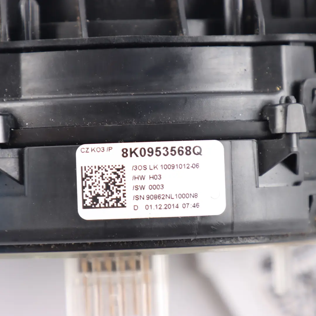 Steering Wheel Squib Slip Ring Stalk Cruise Control Unit to Audi A5 8T with Part number 8K0953568Q Audi A5 8T Steering Wheel Squib Slip Ring Stalk Cruise Control Unit - SKU 8K0953568Q-3 - Part number 8K0953568Q