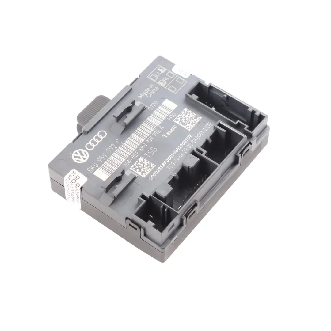 Door Module Control Unit ECU Front Front Left N/S Side to Audi A4 B8 with Part number 8K0959792C Audi A4 B8 Door Module Control Unit ECU Front Front Left N/S Side - SKU 8K0959792C - Part number 8K0959792C