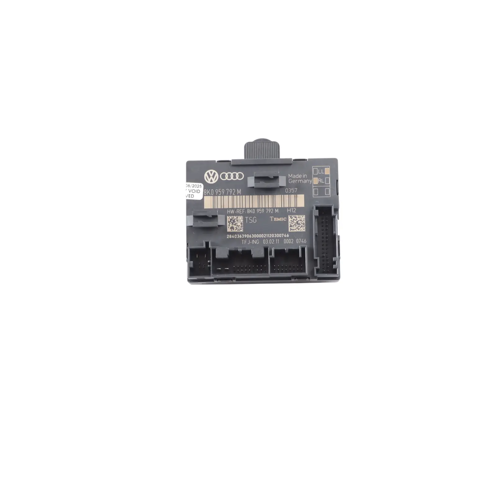 Audi Q5 8R A6 C6 Door Module Front Left N/S Control Unit Module ECU 8K0959792M