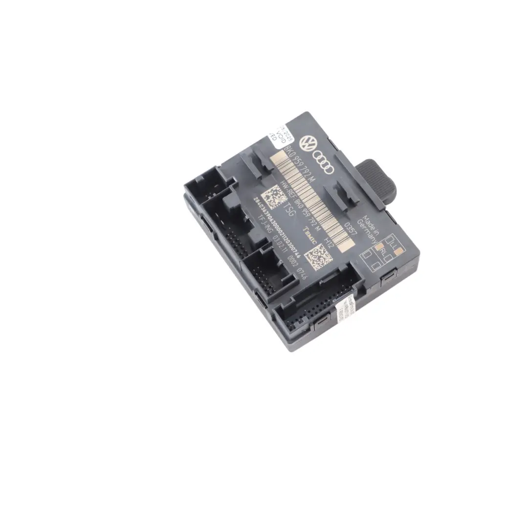 Audi Q5 8R A6 C6 Door Module Front Left N/S Control Unit Module ECU - SKU 8K0959792M - Part number 8K0959792M
