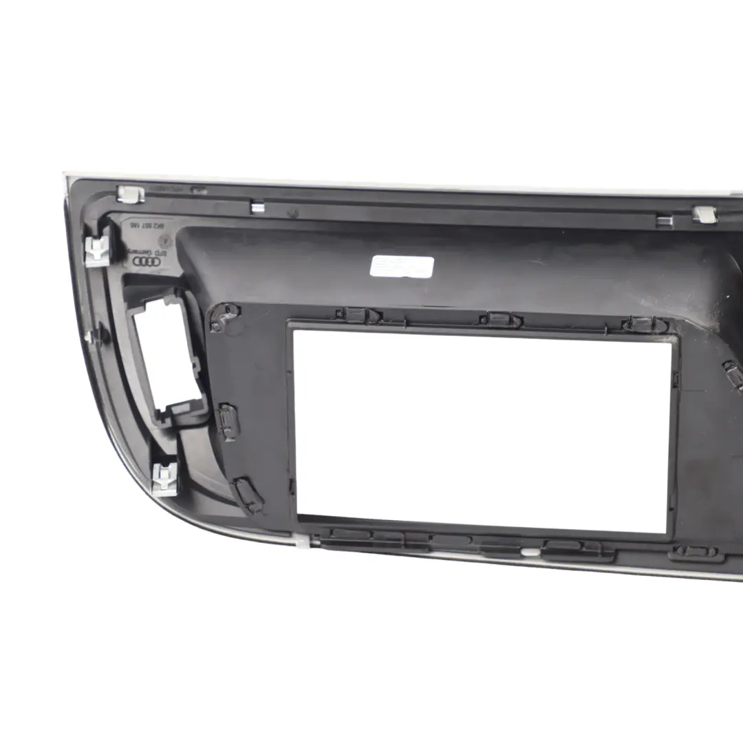 Dashboard Panel Centre Instrument Trim Strip Cover to Audi A4 B8 with Part number 8K2857185AS Audi A4 B8 Dashboard Panel Centre Instrument Trim Strip Cover - SKU 8K2857185AS - Part number 8K2857185AS