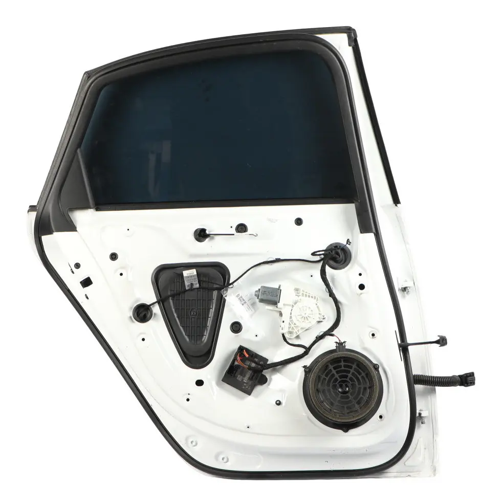 Audi A4 B8 Limousine Rear Door Left N/S Ibis White - Y9C