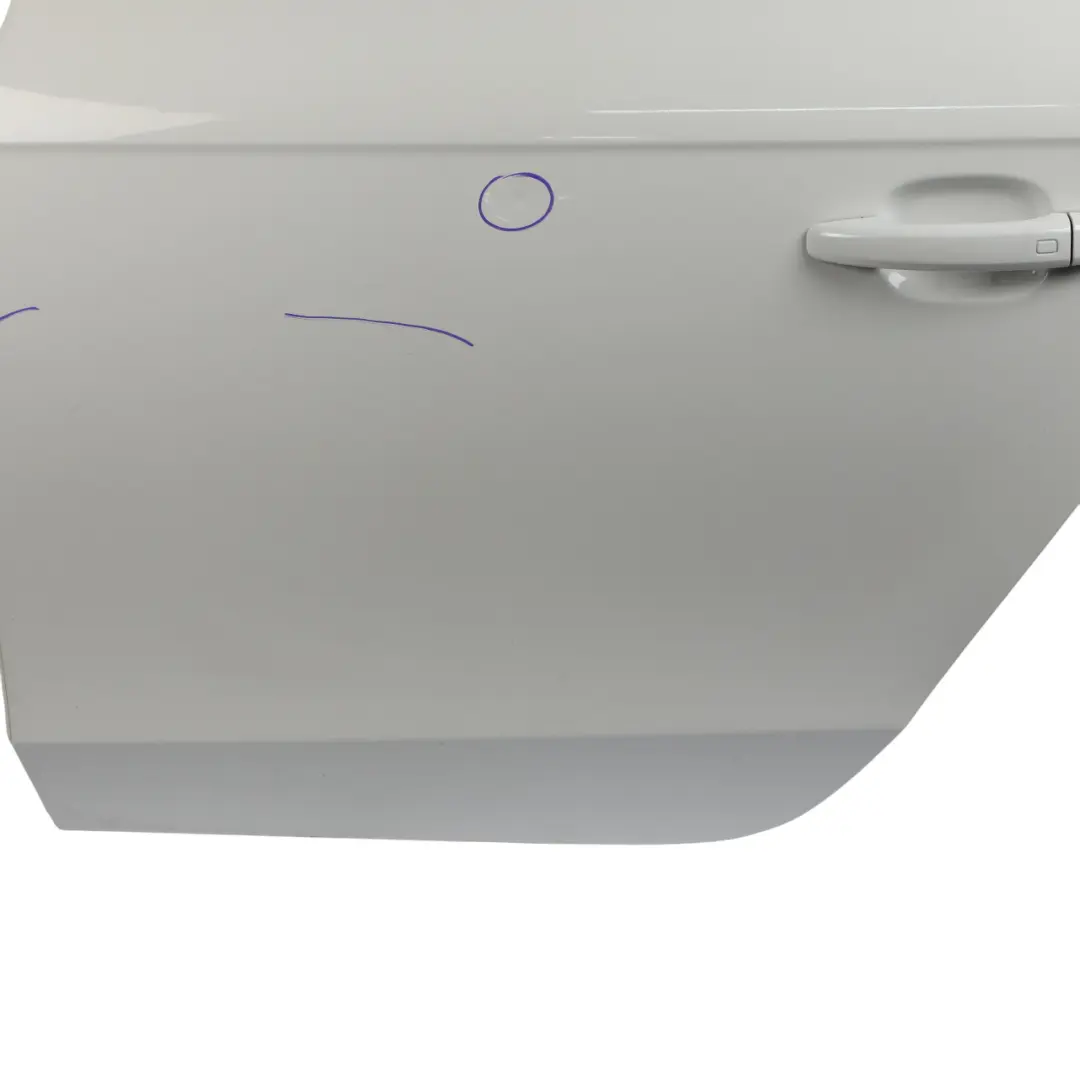 Audi A4 B8 Limousine Rear Door Left N/S Ibis White - Y9C - SKU 8K5833051D-IWH - Part number 8K5833051D