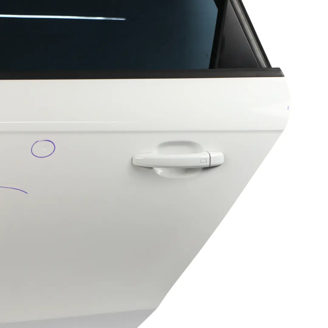 Door Left N/S Ibis White - Y9C to Audi A4 B8 Limousine Rear with Part number 8K5833051D Audi A4 B8 Limousine Rear Door Left N/S Ibis White - Y9C - SKU 8K5833051D-IWH - Part number 8K5833051D