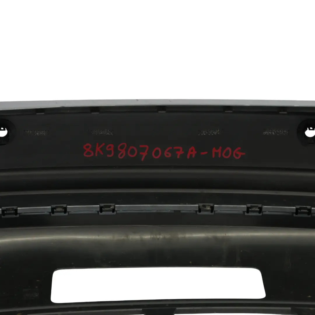 Bumper Trim Panel Cover Monsoon Grey Metallic - X7R to Audi A4 B8 Avant Rear with Part number 8K9807067A Audi A4 B8 Avant Rear Bumper Trim Panel Cover Monsoon Grey Metallic - X7R - SKU 8K9807067A-MOG - Part number 8K9807067A