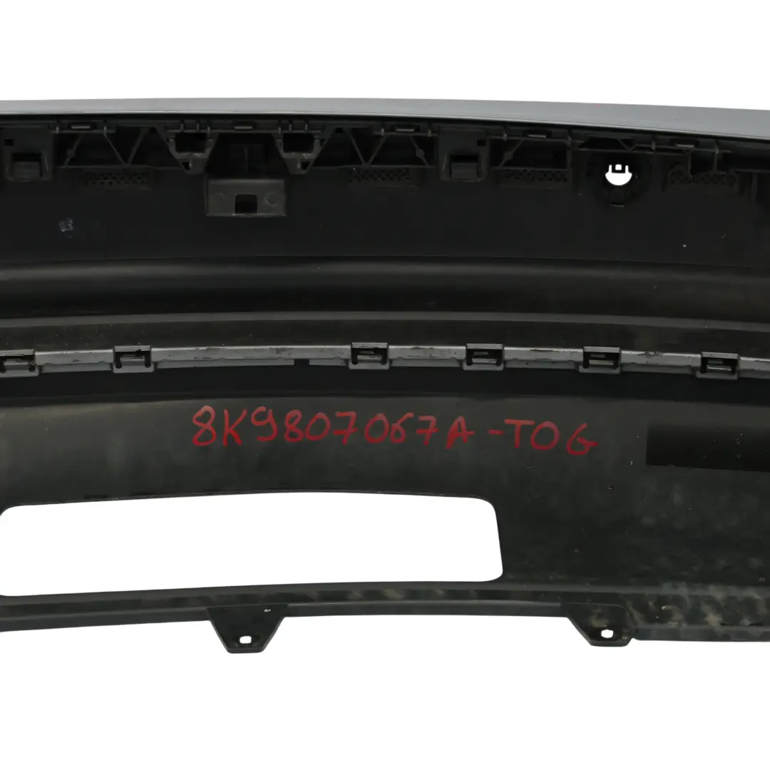 Bumper Trim Panel Cover Tornado Grey Metallic - X7P to Audi A4 B8 Avant Rear with Part number 8K9807067A Audi A4 B8 Avant Rear Bumper Trim Panel Cover Tornado Grey Metallic - X7P - SKU 8K9807067A-TOG - Part number 8K9807067A