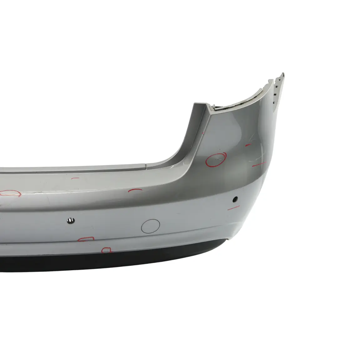 Bumper Trim Panel Cover Tornado Grey Metallic - X7P to Audi A4 B8 Avant Rear with Part number 8K9807067A Audi A4 B8 Avant Rear Bumper Trim Panel Cover Tornado Grey Metallic - X7P - SKU 8K9807067A-TOG - Part number 8K9807067A