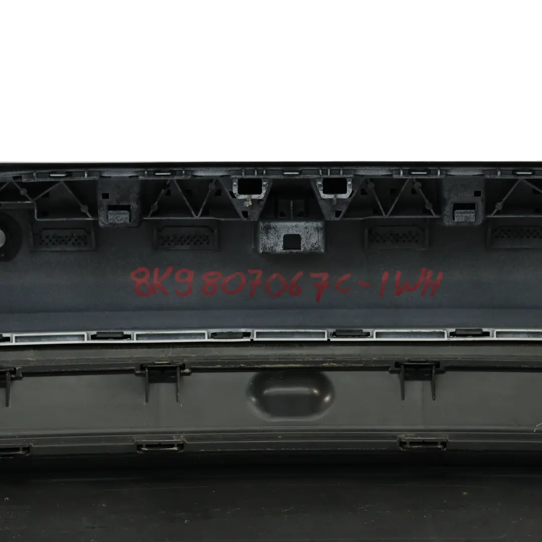 Bumper Trim Panel Cover Ibis White - Y9C to Audi A4 B8 Avant Rear with Part number 8K9807067C Audi A4 B8 Avant Rear Bumper Trim Panel Cover Ibis White - Y9C - SKU 8K9807067C-IWH - Part number 8K9807067C