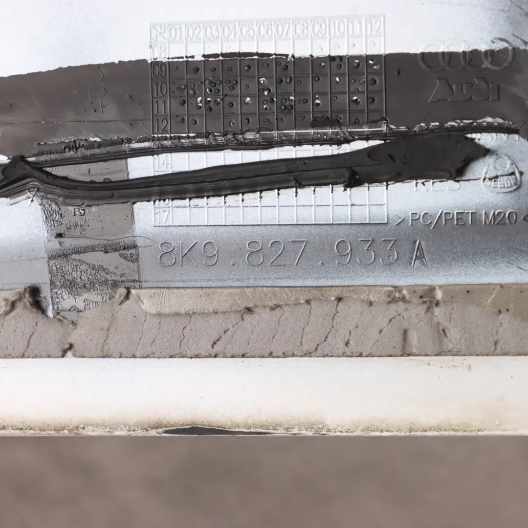 Spoiler Boot Tailgate Trim Panel S-Line Ibis White - Y9C to Audi A4 B8 Avant Rear with Part number 8K9827933A Audi A4 B8 Avant Rear Spoiler Boot Tailgate Trim Panel S-Line Ibis White - Y9C - SKU 8K9827933A-IWH - Part number 8K9827933A